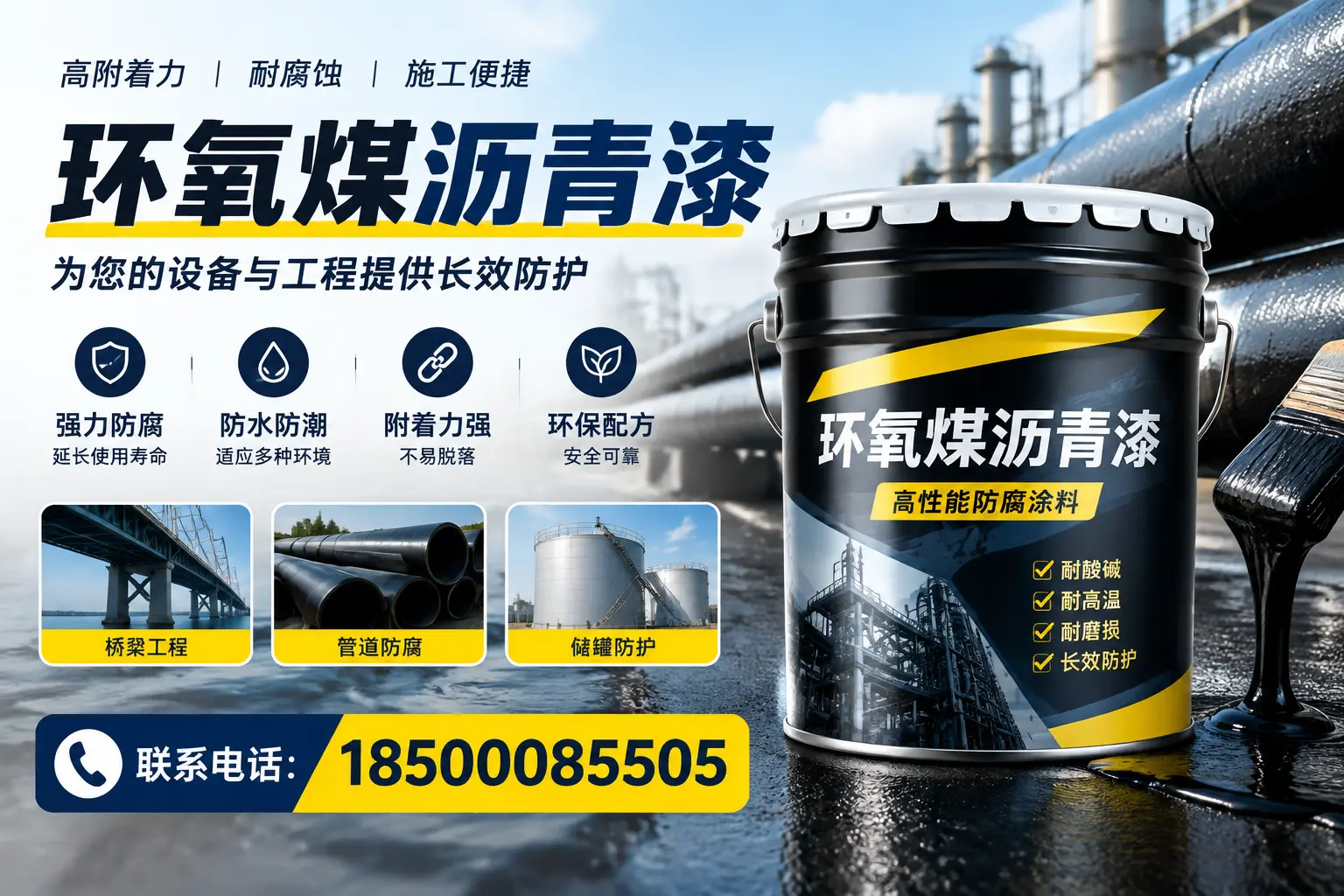 环氧煤沥青漆与其他涂料的对比分析,助力图木舒克企业决策