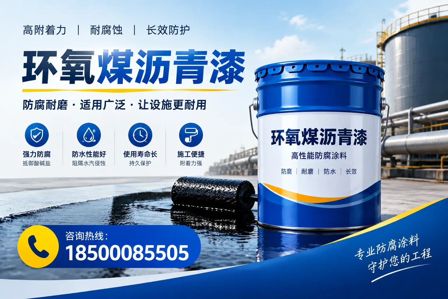 环氧煤沥青漆与其他涂料的对比分析,助力图木舒克企业决策